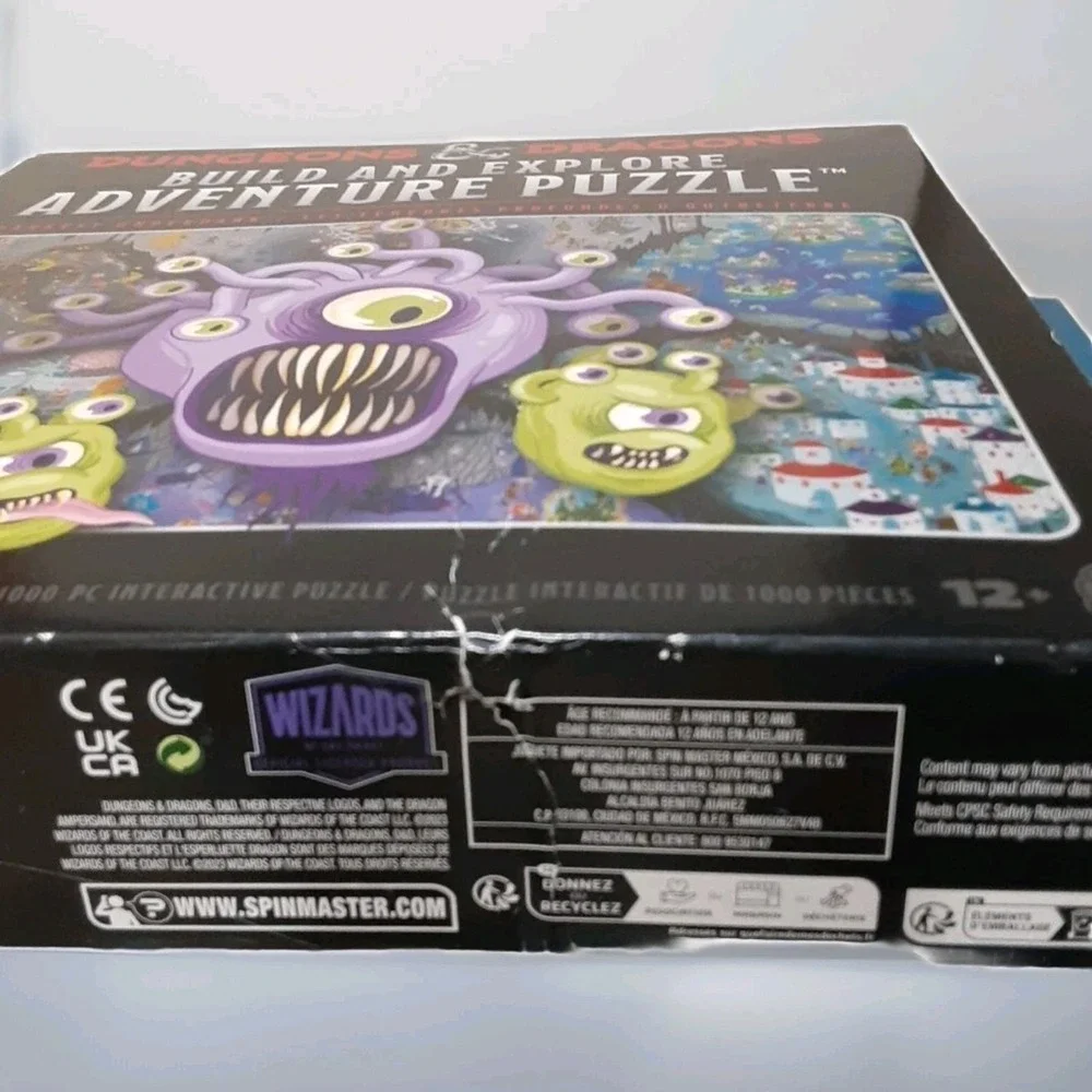 *NEW* DUNGEONS & DRAGONS Interactive Adventure Puzzle 1000 Pc Darkest Underdark